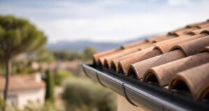 Gouttières dégagées et toiture protégée grâce au démoussage à Fréjus
